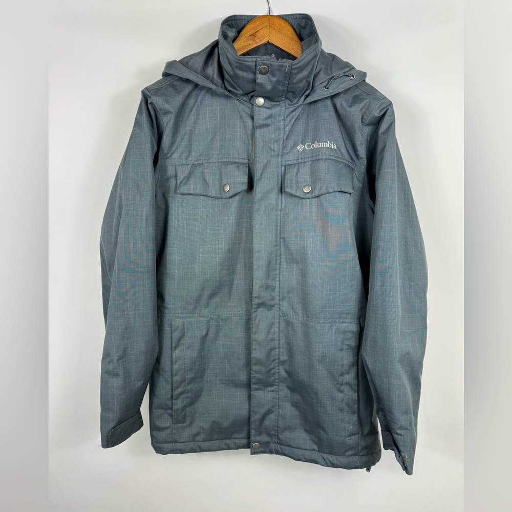 Columbia Eagles Call Insulate Jacket‎ Men’s Size Small Gray Thermal Coil